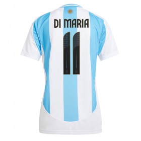 Dámské fotbalový oblečení Argentina Angel Di Maria #11 Domácí košile Copa America 2024 Krátkým Rukávem